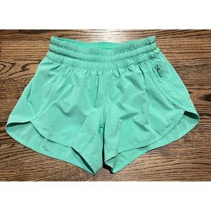 Lululemon shorts. Lime green. Size 6